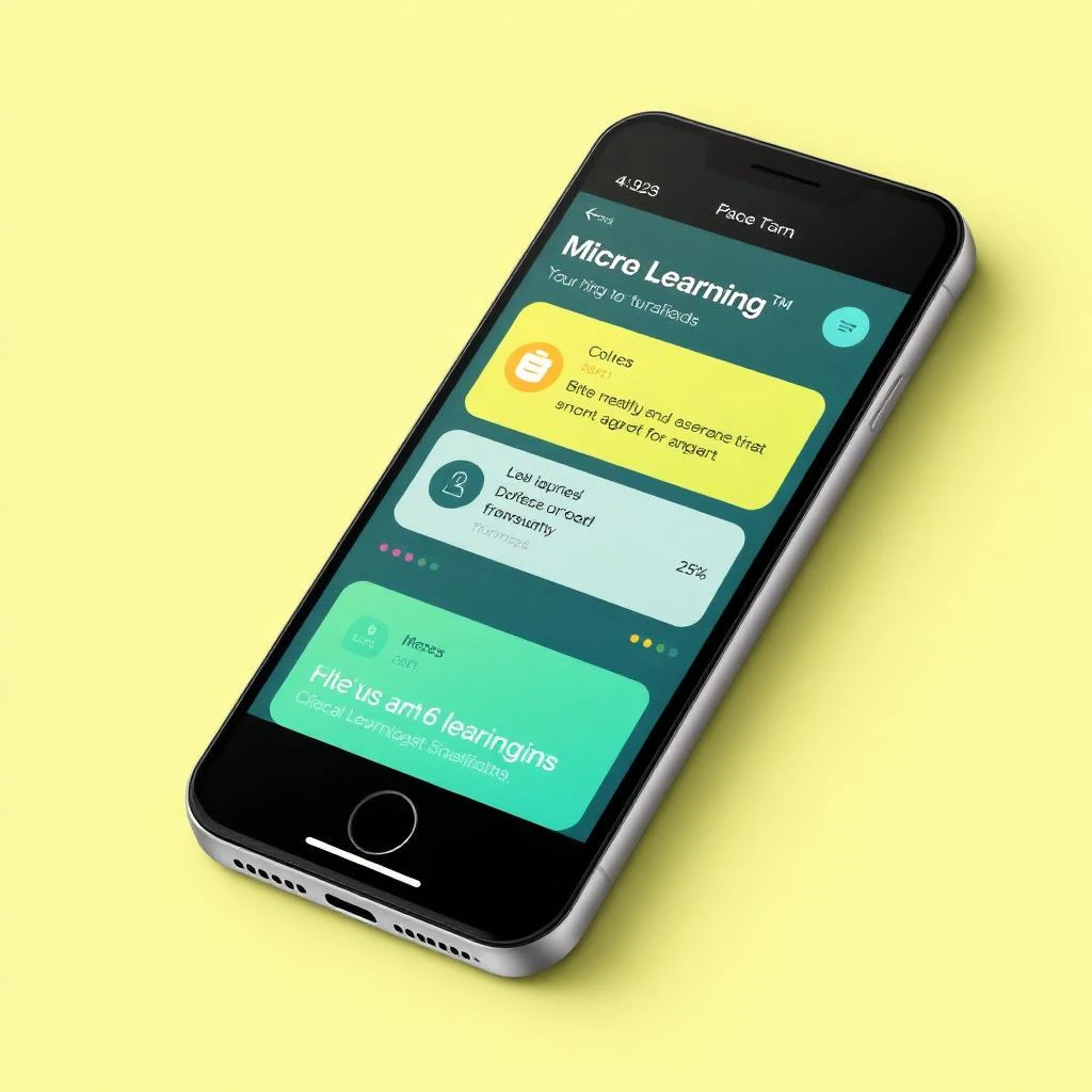 Micro-Learning Snippet for Mobile Training