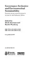 Cover Image of Governance for Justice and Environmental Sustainability