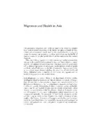 Cover Image of Migration and Health in Asia