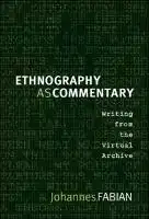 Cover Image of Ethnography as Commentary