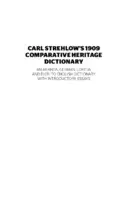 Cover Image of Carl Strehlow‚Äôs 1909 Comparative Heritage Dictionary