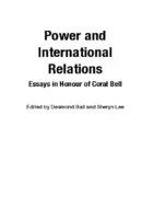 Cover Image of Power and International relations: Essays in Honour of Coral Bell