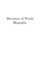 Cover Image of Dictionary of World Biography: Second edition