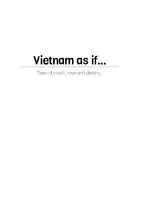 Cover Image of Vietnam as if‚Ä¶ Tales of youth, love and destiny