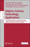 Cover Image of Haptics: Science, Technology, Applications