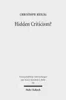 Cover Image of Hidden Criticism?