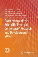 Cover Image of Proceedings of the Scientific-Practical Conference "Research and Development - 2016"