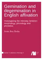 Cover Image of Gemination and degemination in English affixation