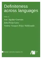 Cover Image of Definiteness across languages