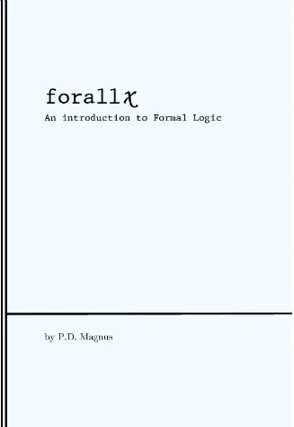 Cover Image of An Introduction to Formal Logic