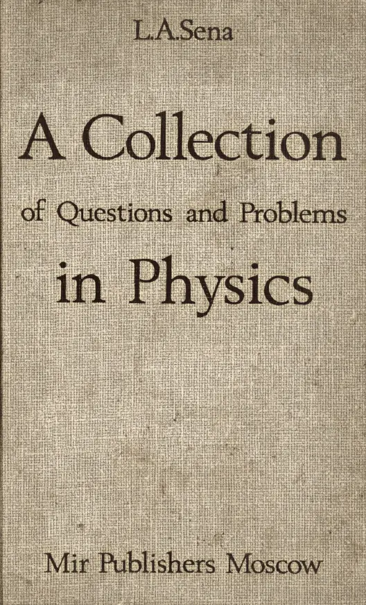 Cover Image of A Collection Of Questions And Problems In Physics