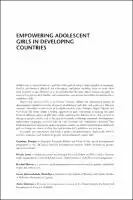 Cover Image of Empowering Adolescent Girls in Developing Countries