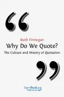 Cover Image of Why Do We Quote?