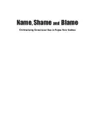 Cover Image of Name, Shame and Blame: Criminalising Consensual Sex in Papua New Guinea