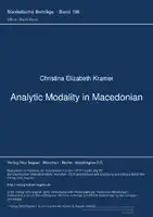 Cover Image of Analytic Modality in Macedonian