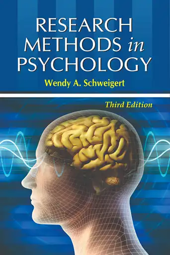 Cover Image of RESEARCH METHODS IN PSYCHOLOGY, 3ED (PB)